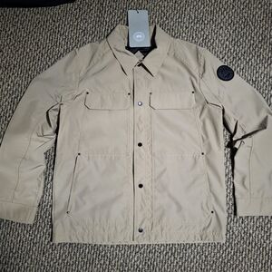 Brand New Canada Goose Men's Tan Utility Shirt Jacket